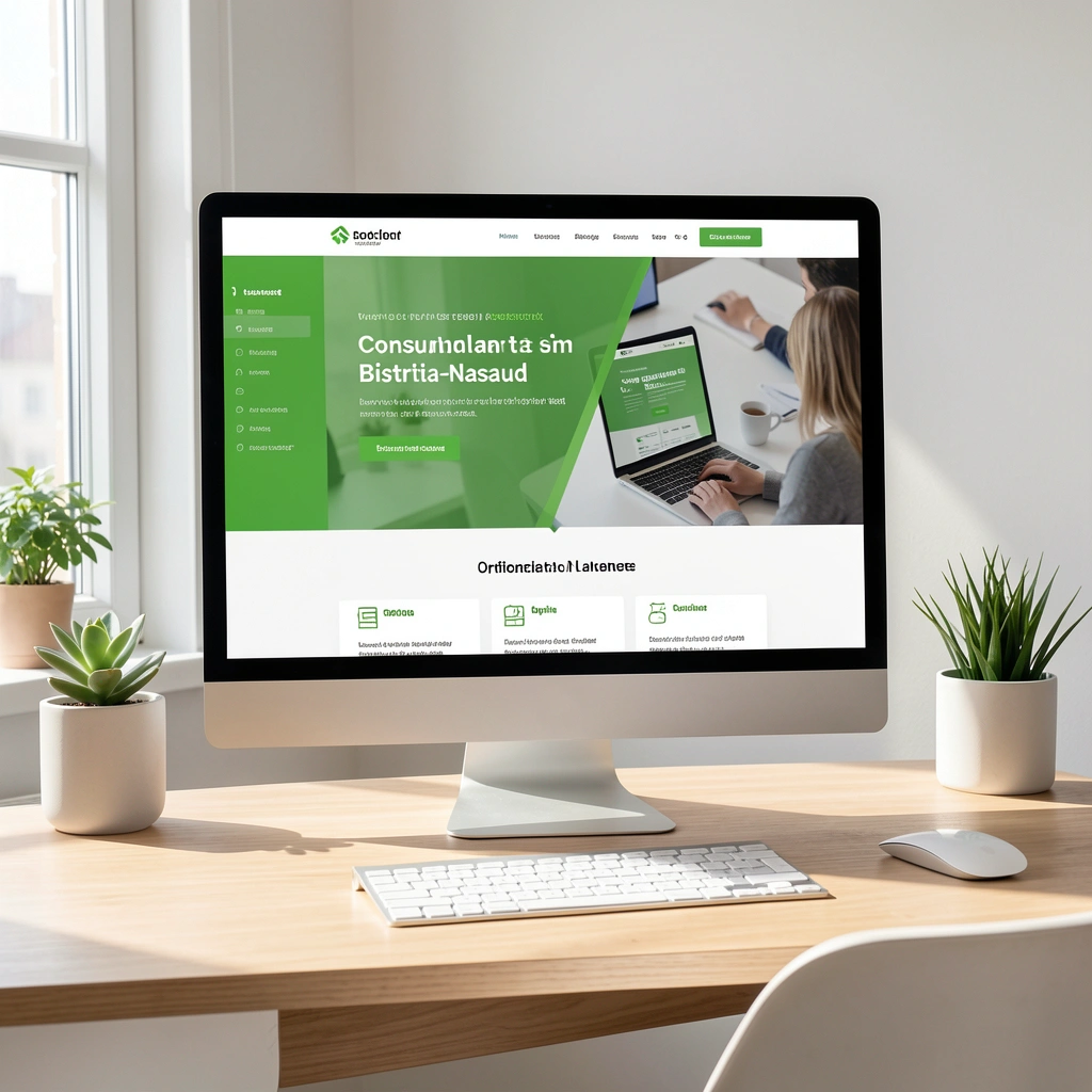 Creare Site Gratis pentru Consultantă în Bistrița-Năsăud – Ofertă Limitată 2026