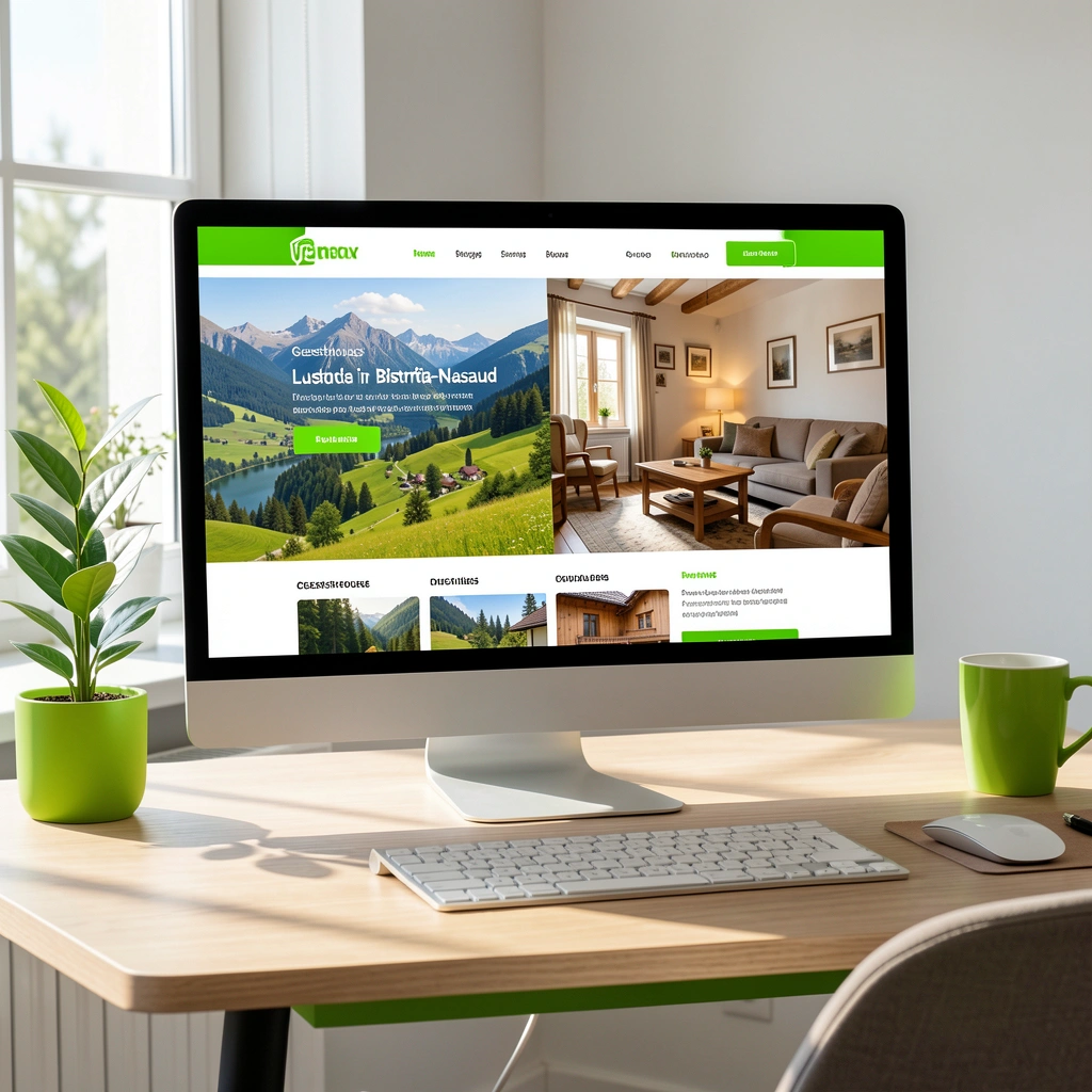 Creare Site Gratis pentru Pensiune / Turism în Bistrița-Năsăud – Ofertă Limitată 2026